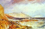 J.M.W. Turner Pendennis Castle Cornwall; Scene after a Wreck. Spain oil painting artist